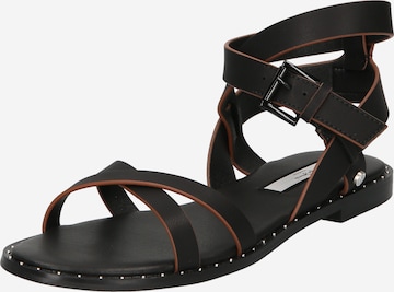 Pepe Jeans Strap Sandals 'HAYES WIN' in Black: front