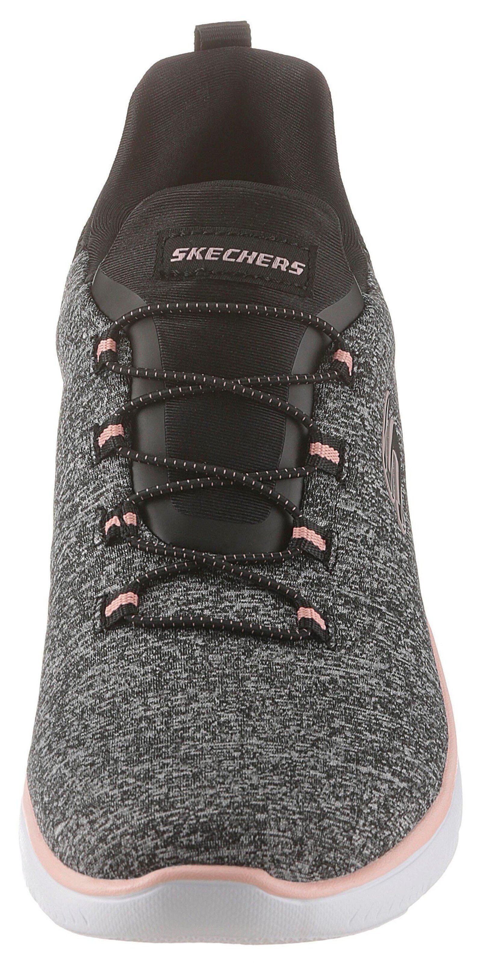 SKECHERS Slip-On in Schwarz