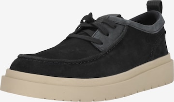 Chaussure à lacets 'Polden Moc' CLARKS en bleu : devant