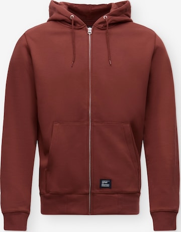 Giacca di felpa 'Redstone' di Vintage Industries in rosso: frontale