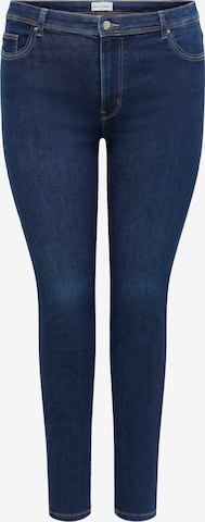 Skinny Jeans 'CARALLY' de la ONLY Carmakoma pe albastru: față