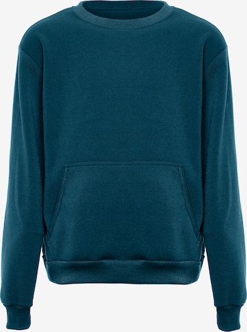 ALEKO Sweatshirt in Blauw: voorkant