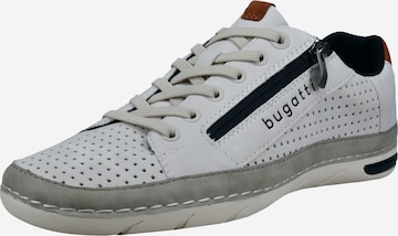 bugatti Schnürschuh in Weiß: Vorderseite