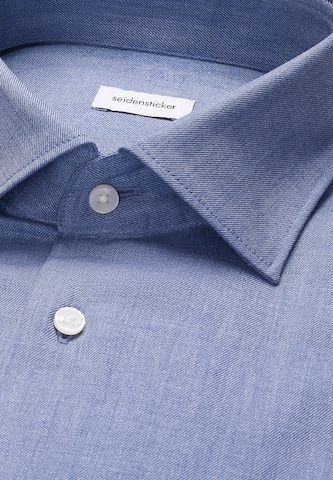 SEIDENSTICKER Comfort fit Zakelijk overhemd in Blauw