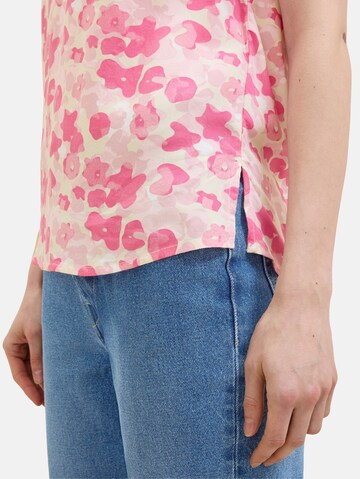 TOM TAILOR Bluse in Pink