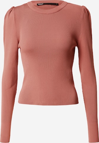 ONLY Sweater 'Sally' in Pink: front