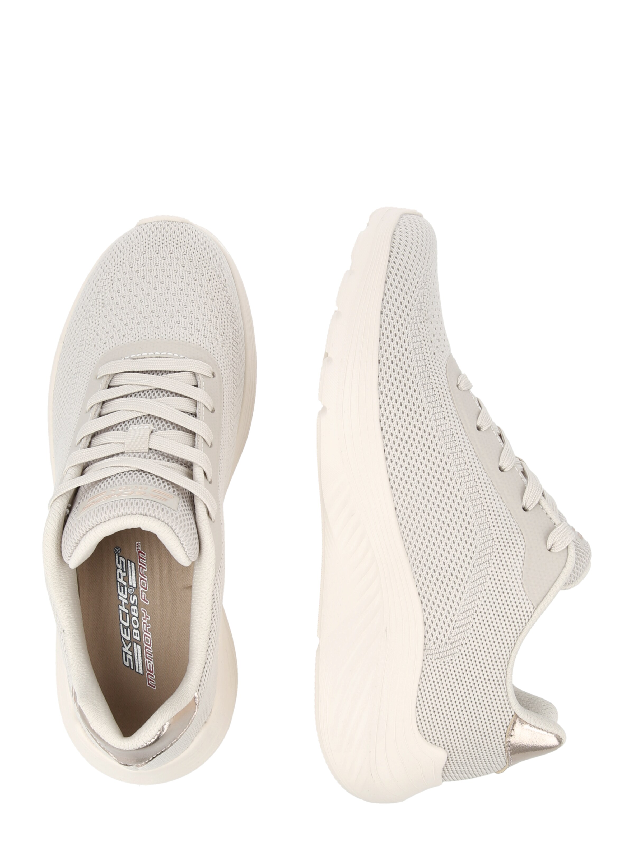 Baskets basses 'BOBS SQUAD WAVES-CURRENT LOOK' SKECHERS en blanc