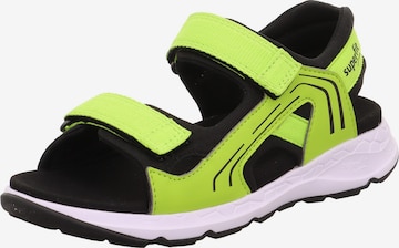 Chaussures ouvertes SUPERFIT en vert : devant