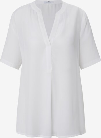 Peter Hahn Blouse in Wit: voorkant