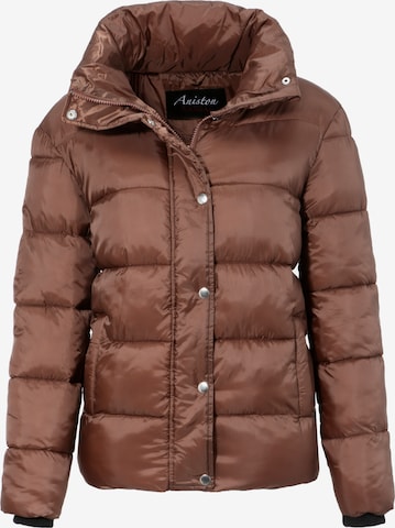 Aniston CASUAL Between-Season Jacket in Brown: front