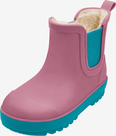 PLAYSHOES Gummistiefel in 19 in türkis / beere, Produktansicht