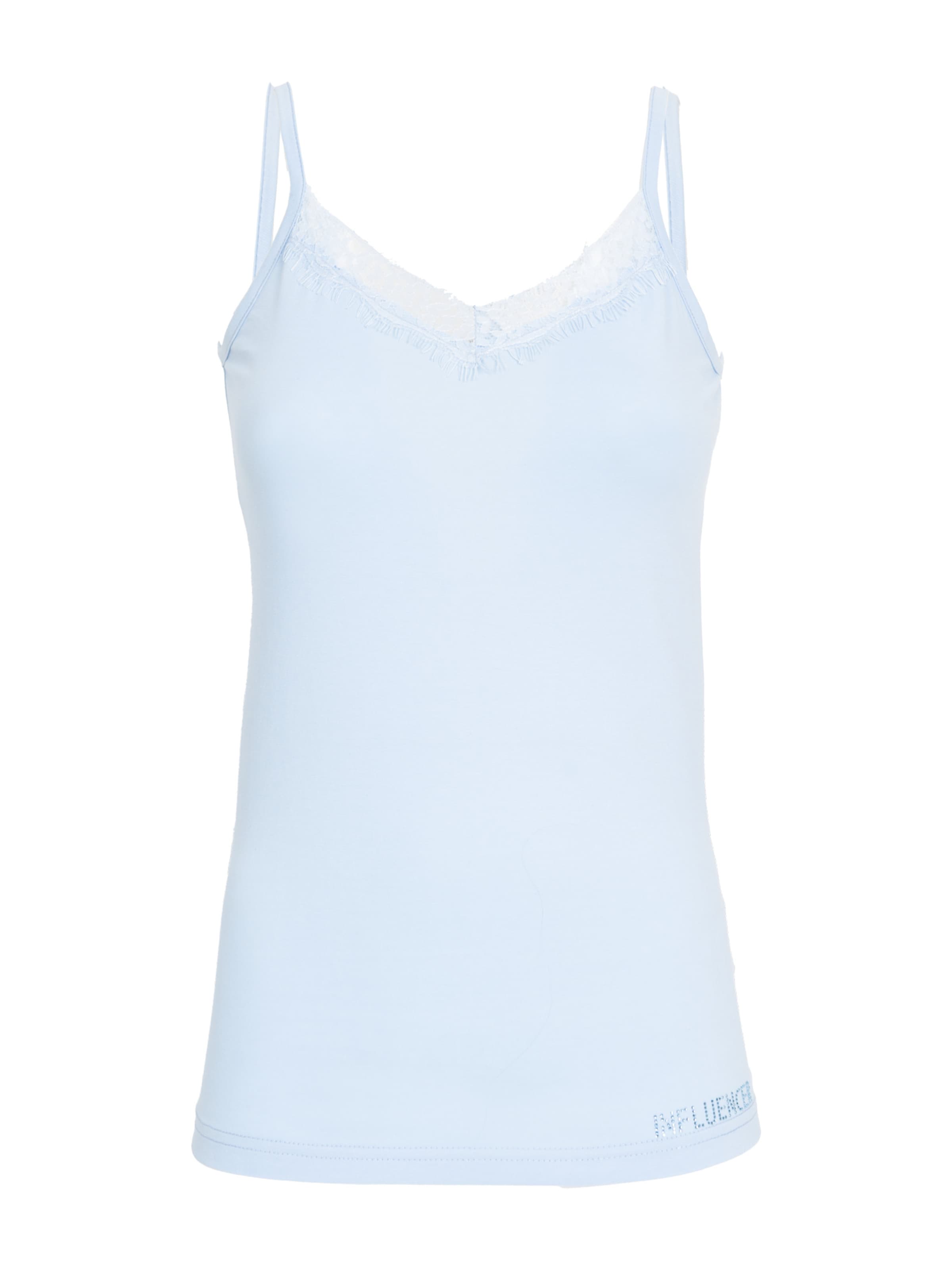 Influencer Topp, värv sinine: eest vaates