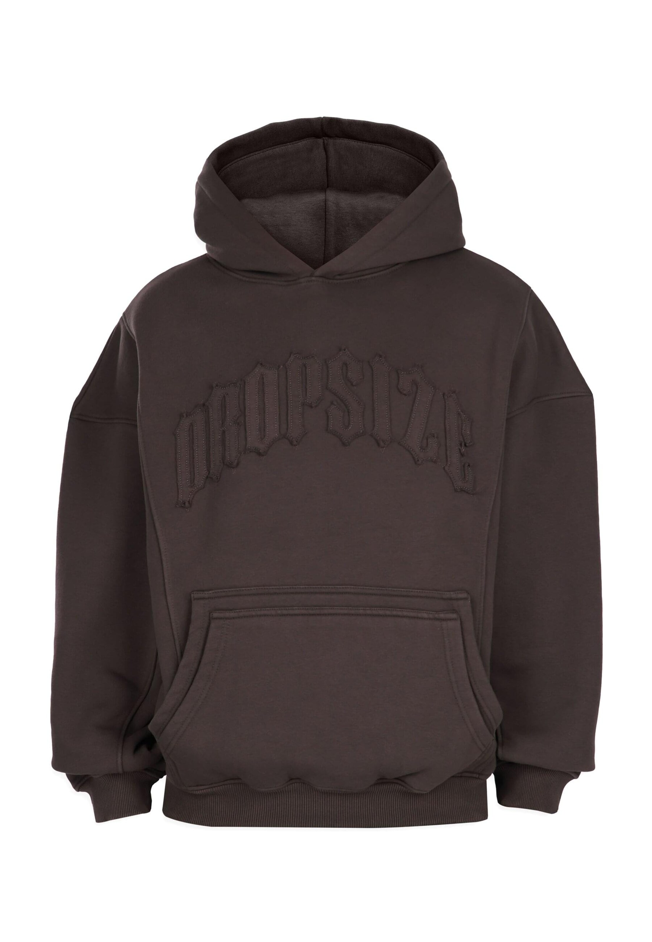 Dropsize Sweatshirt in Schwarz: Vorderseite