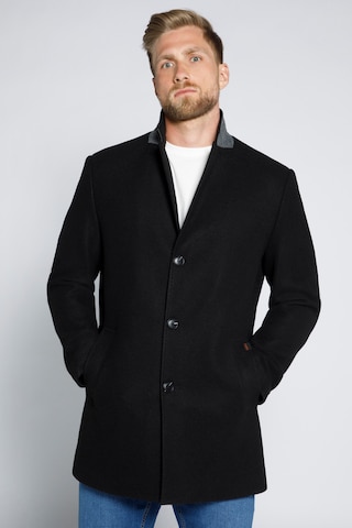 STHUGE Between-Seasons Coat in Black: front