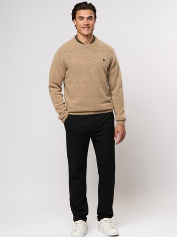 U.S. POLO ASSN. Neulepaita 'Ketil' värissä beige