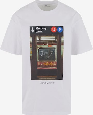 MT Upscale Shirt 'Memory Lane' in Weiß: Vorderseite