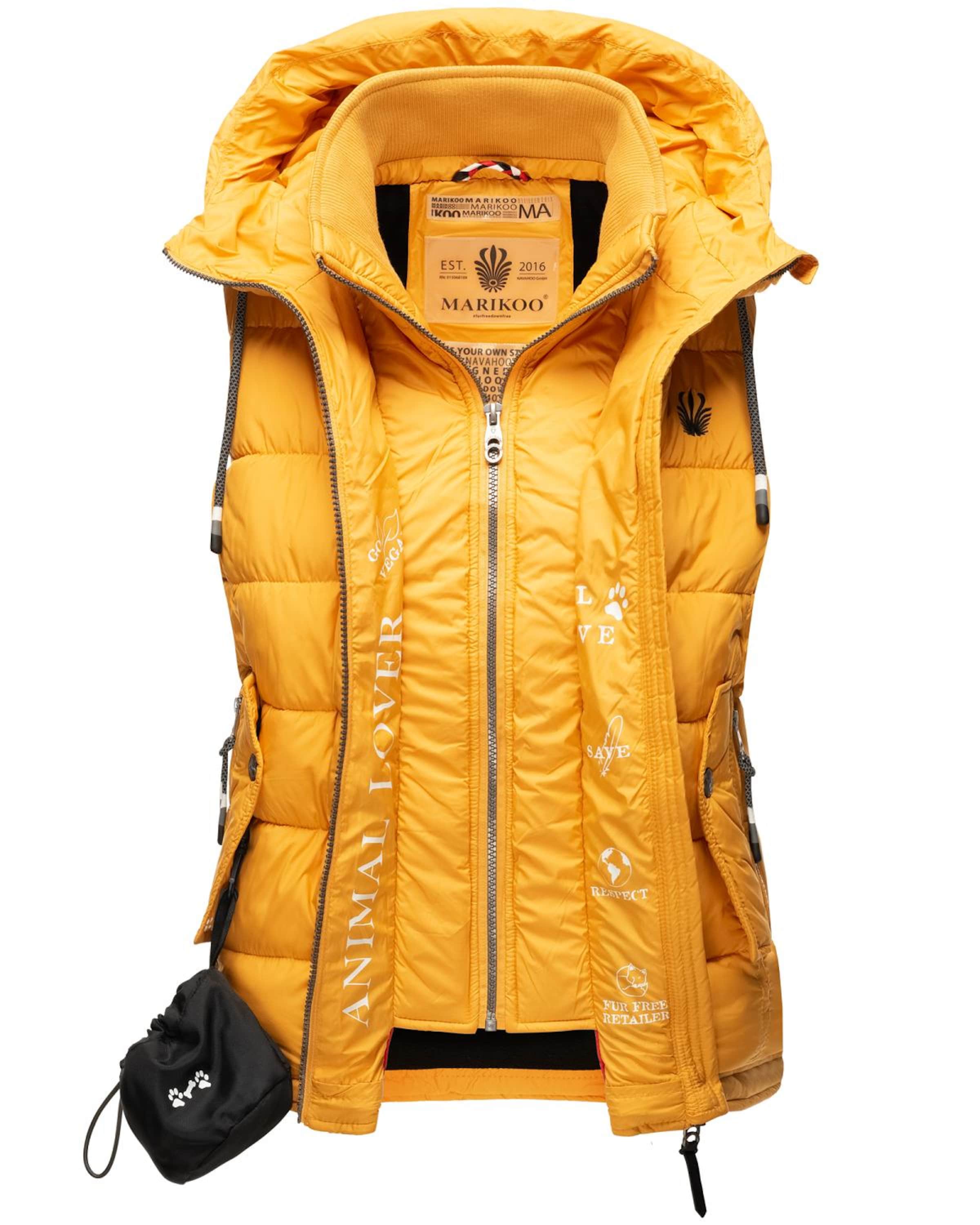 MARIKOO Vest 'Taisaa' in Yellow