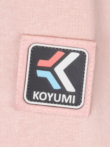 Koyumi Sweatshirt 'Unisex Oversize Hoodie – 3-Faden Stoff, innen angeraut , Break your Neck' in Pink