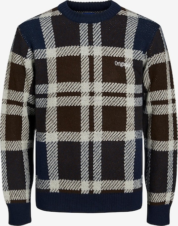 JACK & JONES Pullover 'AZIZ' in Braun: predná strana