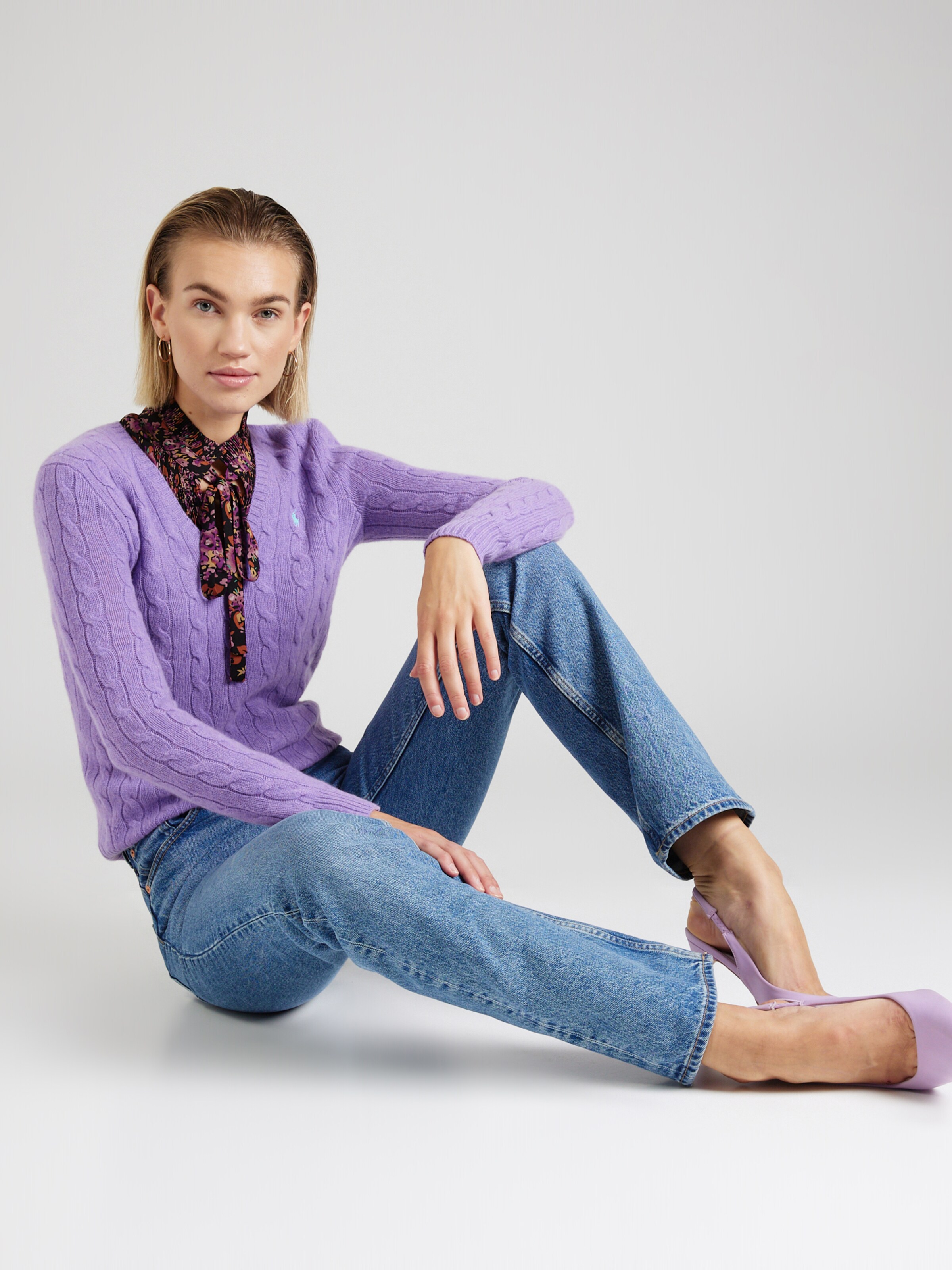 Pull over KIMBERLY Polo Ralph Lauren en Violet ABOUT YOU