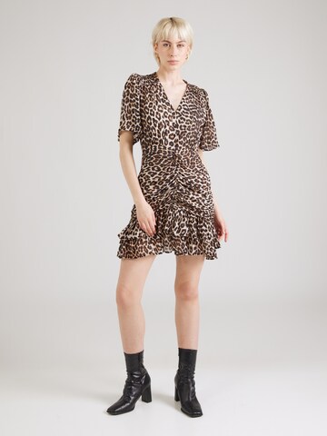 Suncoo Dress 'CHERRY' in Beige: front