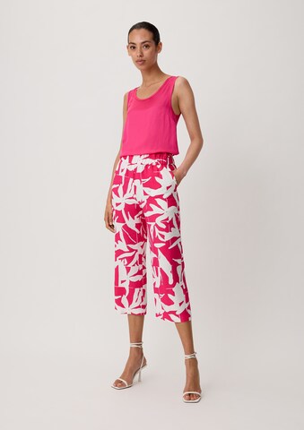 COMMA Wide leg Broek in Roze