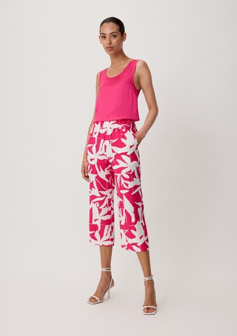 Regular Pantalon COMMA en rose