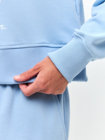 Sweat-shirt 'Country Cat' Cat e Lolette en bleu