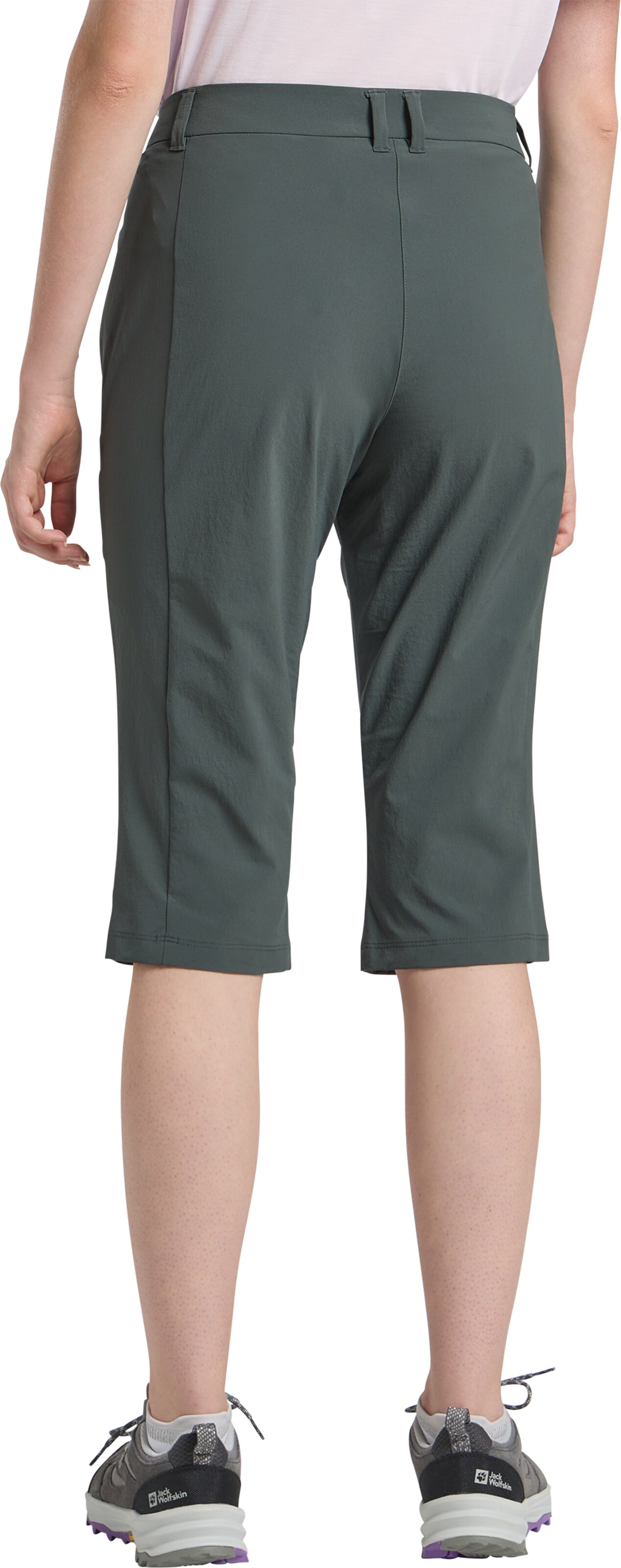 JACK WOLFSKIN Slimfit Outdoorbroek in Groen