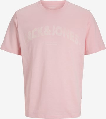 T-Shirt 'JORAlmeria' JACK & JONES en rose : devant