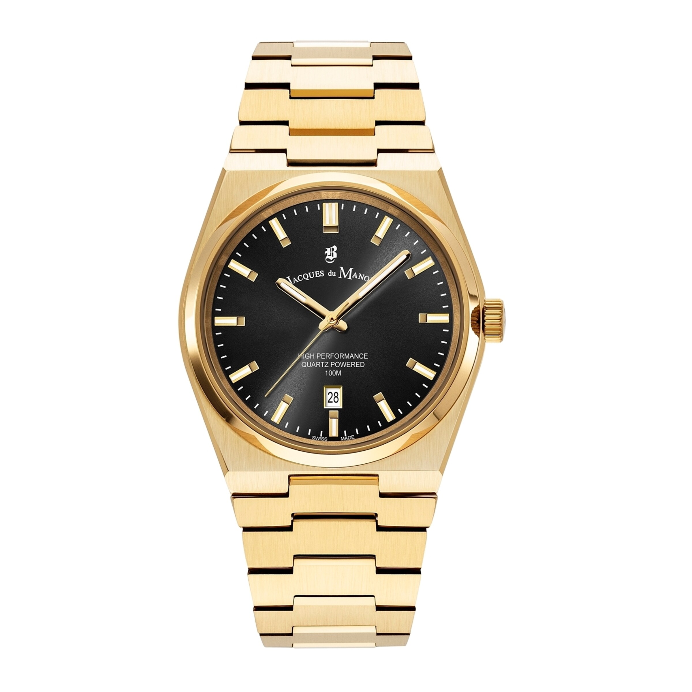 Jacques du Manoir Analog watch in Gold / Black, Item view