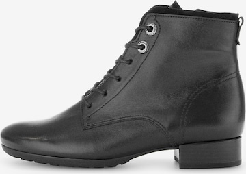 GABOR Lace-Up Ankle Boots in Black