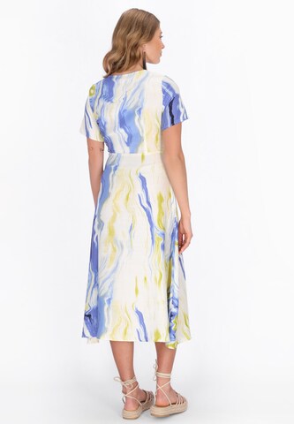 IZIA - Vestido 'Festival' em azul