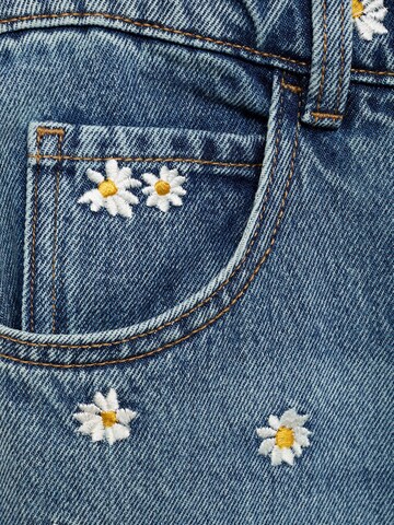 Wide leg Jeans 'Massy' de la MANGO pe albastru