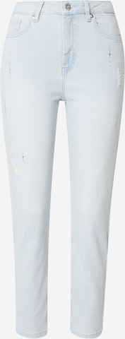 mėlyna monari Prigludęs Džinsai: priekis