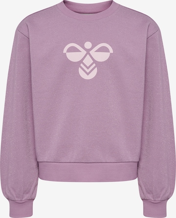 Hummel Sweatshirt in Lila: Vorderseite