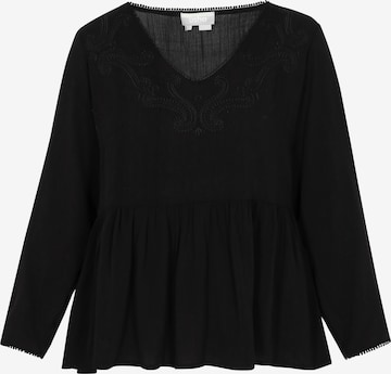Chemisier 'Everyday Fashion' Usha en noir : devant