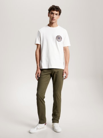 TOMMY HILFIGER tavaline Chino-püksid 'DENTON ESSENTIAL', värv roheline