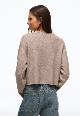 Cardigan Bershka en marron