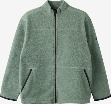NAME IT Fleecejakke 'NKMBulin' i grøn: forside