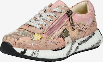 Laura Vita Platform trainers in Pink: front