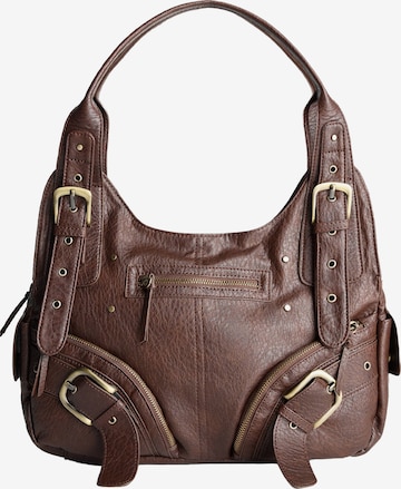 Bershka Olkalaukku värissä ruskea: etupuoli