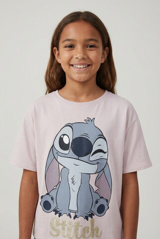 NAME IT Shirt 'NKFakun Stitch' in Purple