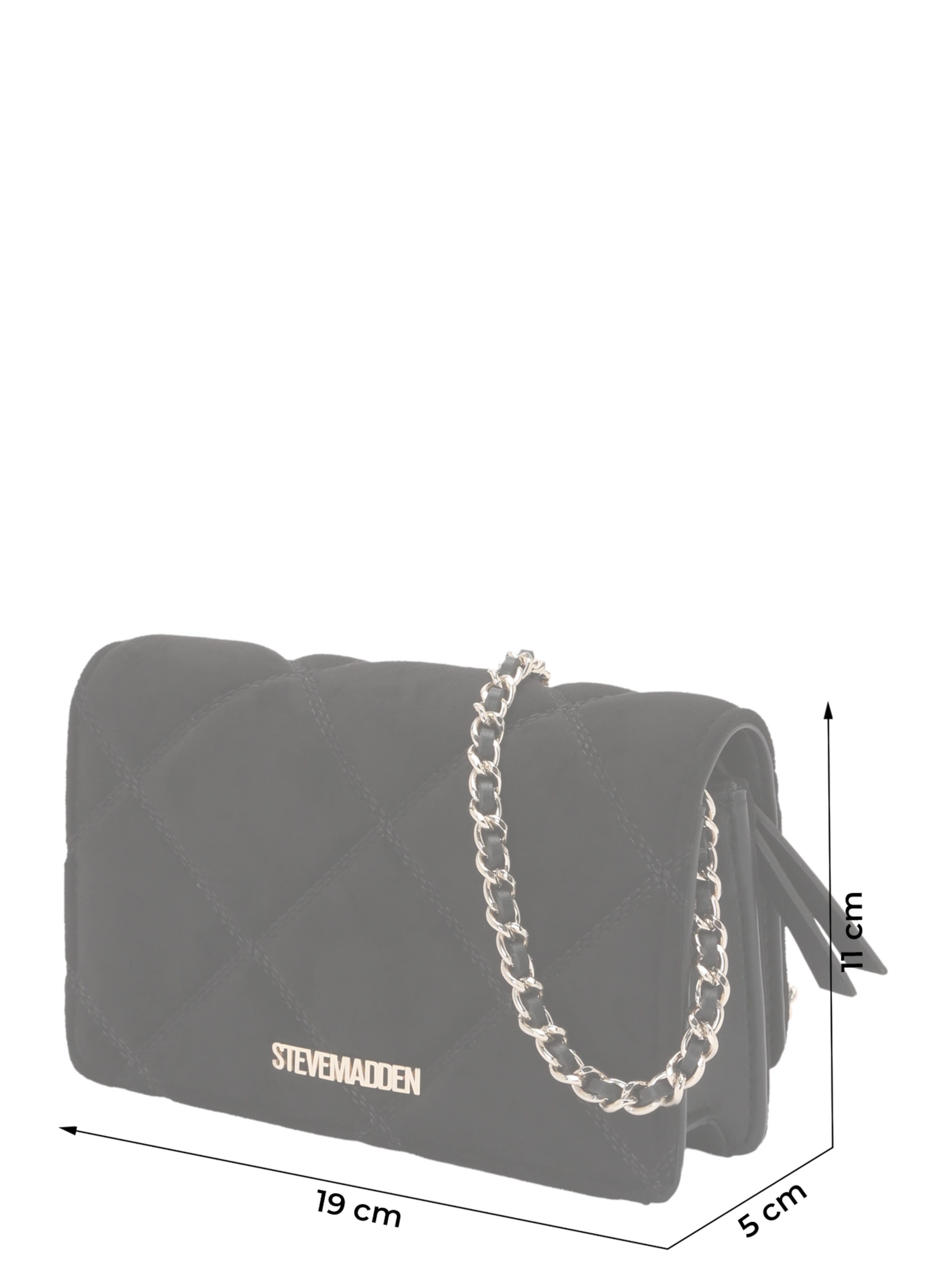 STEVE MADDEN Schoudertas 'Bendue-S' in Zwart