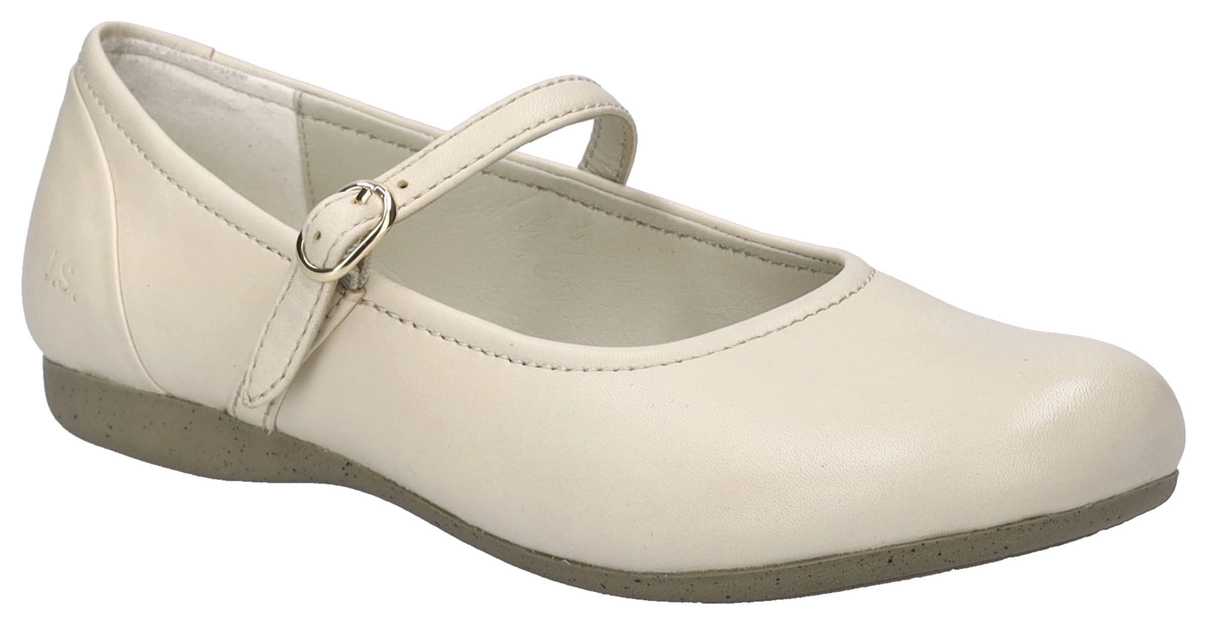 JOSEF SEIBEL Ballet Flats with Strap in Beige: front