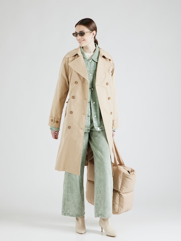 Pepe Jeans Between-Seasons Coat 'STAR' in Beige