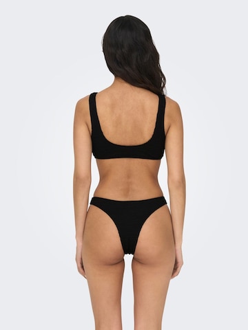 ONLY Bustier Bikinitop 'Amanda' in Zwart