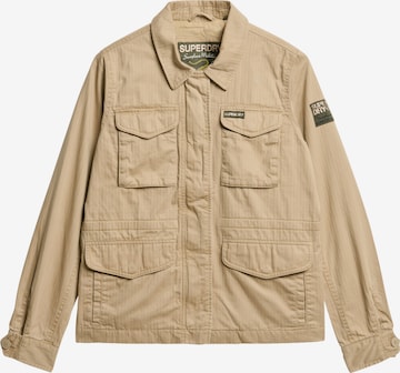 SuperdryPrijelazna jakna 'Military' - zelena boja: prednji dio