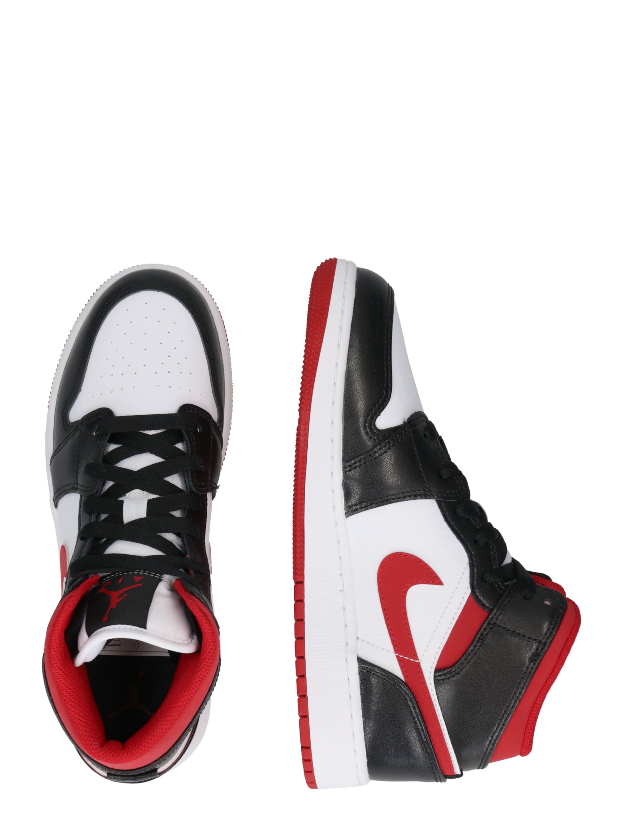 Jordan Sneakers 'Air Jordan 1 Mid' in Zwart