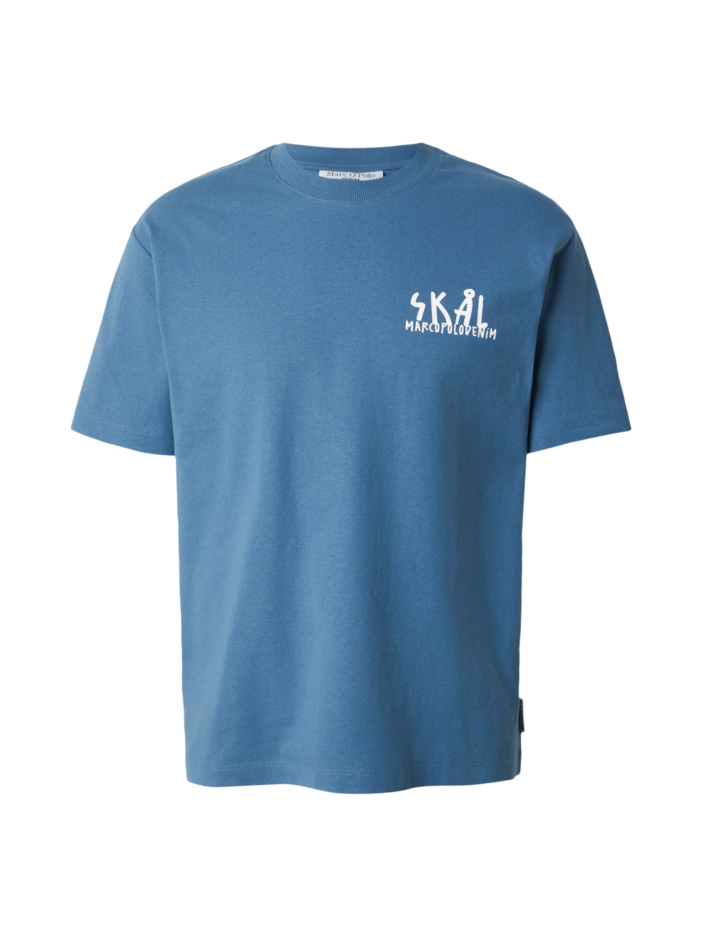Marc O'Polo DENIM T-shirt i blå: framsida